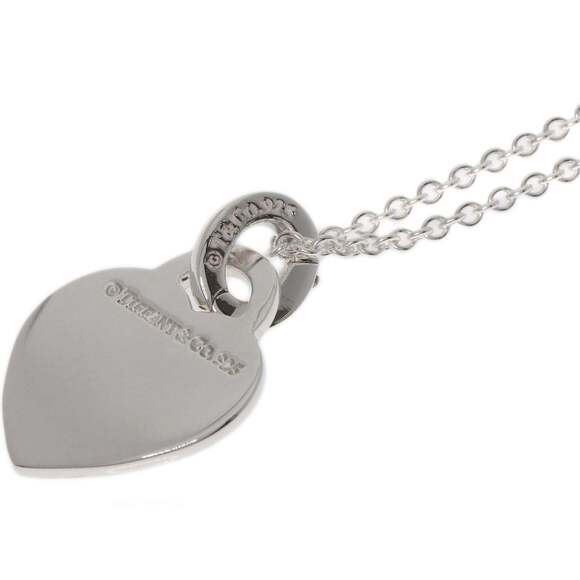 TIFFANY Authentic Silver Heart Necklace - Picture 5 of 6